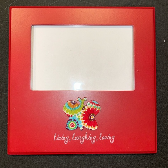 ‘Living, Laughing, Loving’ Red Picture Frame - Picture 6 of 6
